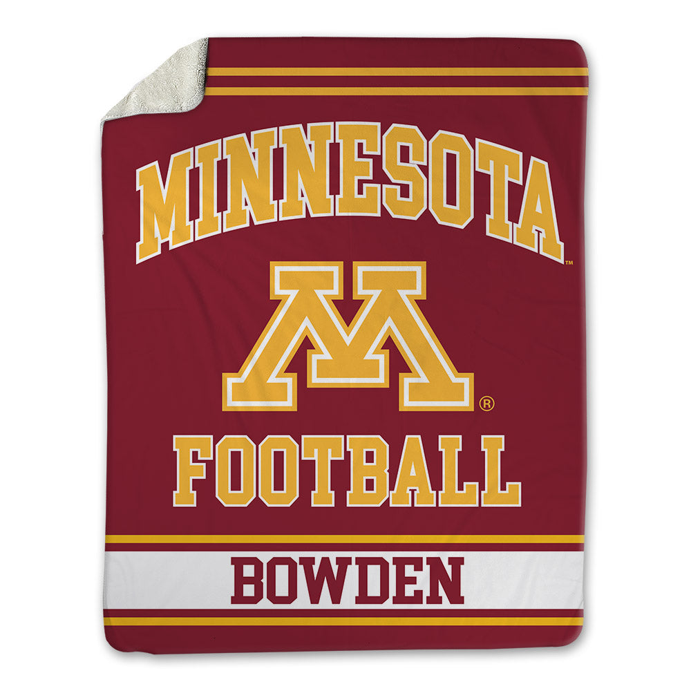 Minnesota - NCAA Football : Jaylen Bowden - Blanket-0