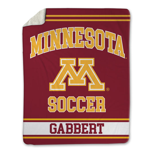 Minnesota - NCAA Women's Soccer : Jacqueline Gabbert - Blanket-0