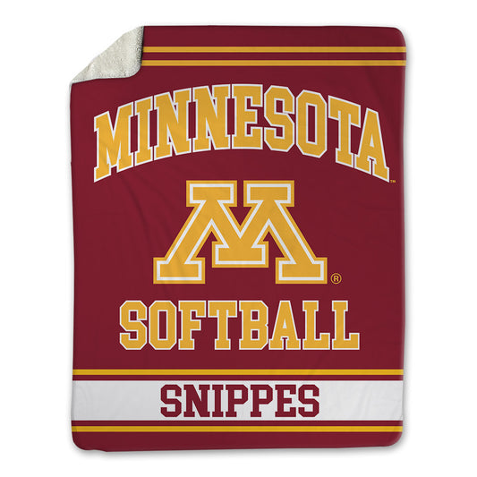 Minnesota - NCAA Softball : Jessa Snippes - Blanket-0