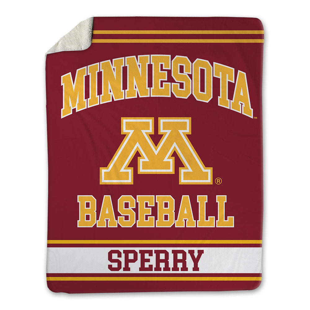 Minnesota - NCAA Baseball : Joe Sperry - Blanket-0