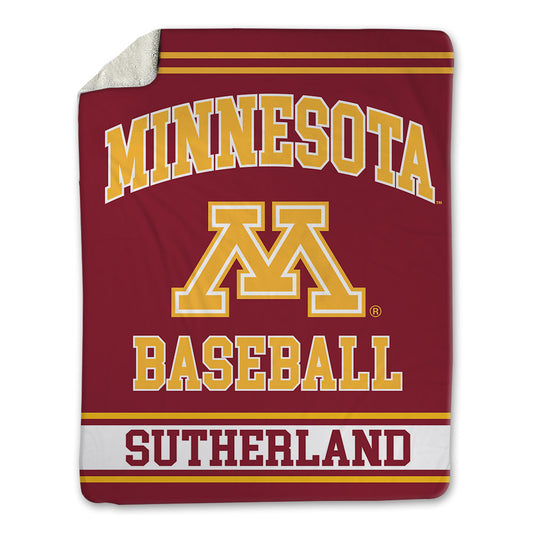 Minnesota - NCAA Baseball : Charlie Sutherland - Blanket-0
