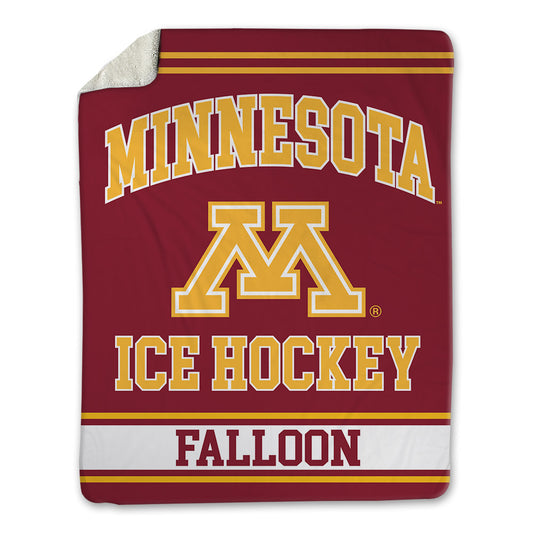 Minnesota - NCAA Men's Ice Hockey : August Falloon - Blanket-0