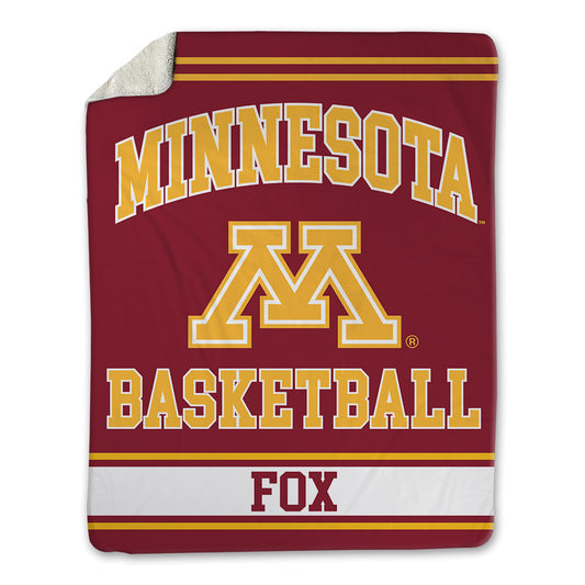 Minnesota - NCAA Men's Basketball : Parker Fox - Blanket-0