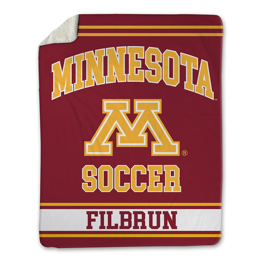 Minnesota - NCAA Women's Soccer : Emily Filbrun - Blanket-0