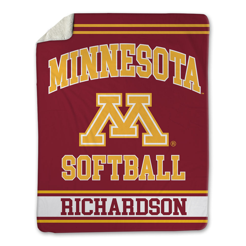 Minnesota - NCAA Softball : Macy Richardson - Blanket-0