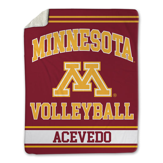 Minnesota - NCAA Women's Volleyball : Alex Acevedo - Blanket-0