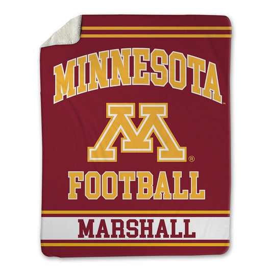 Minnesota - NCAA Football : Marcellus Marshall - Blanket-0