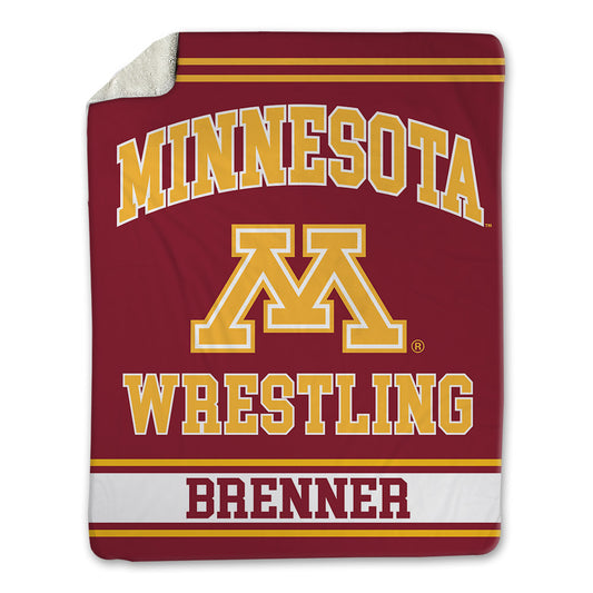 Minnesota - NCAA Wrestling : Blaine Brenner - Blanket-0