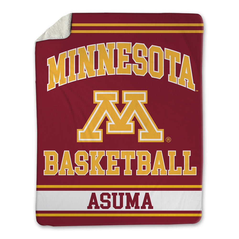 Minnesota - NCAA Men's Basketball : Isaac Asuma - Blanket-0