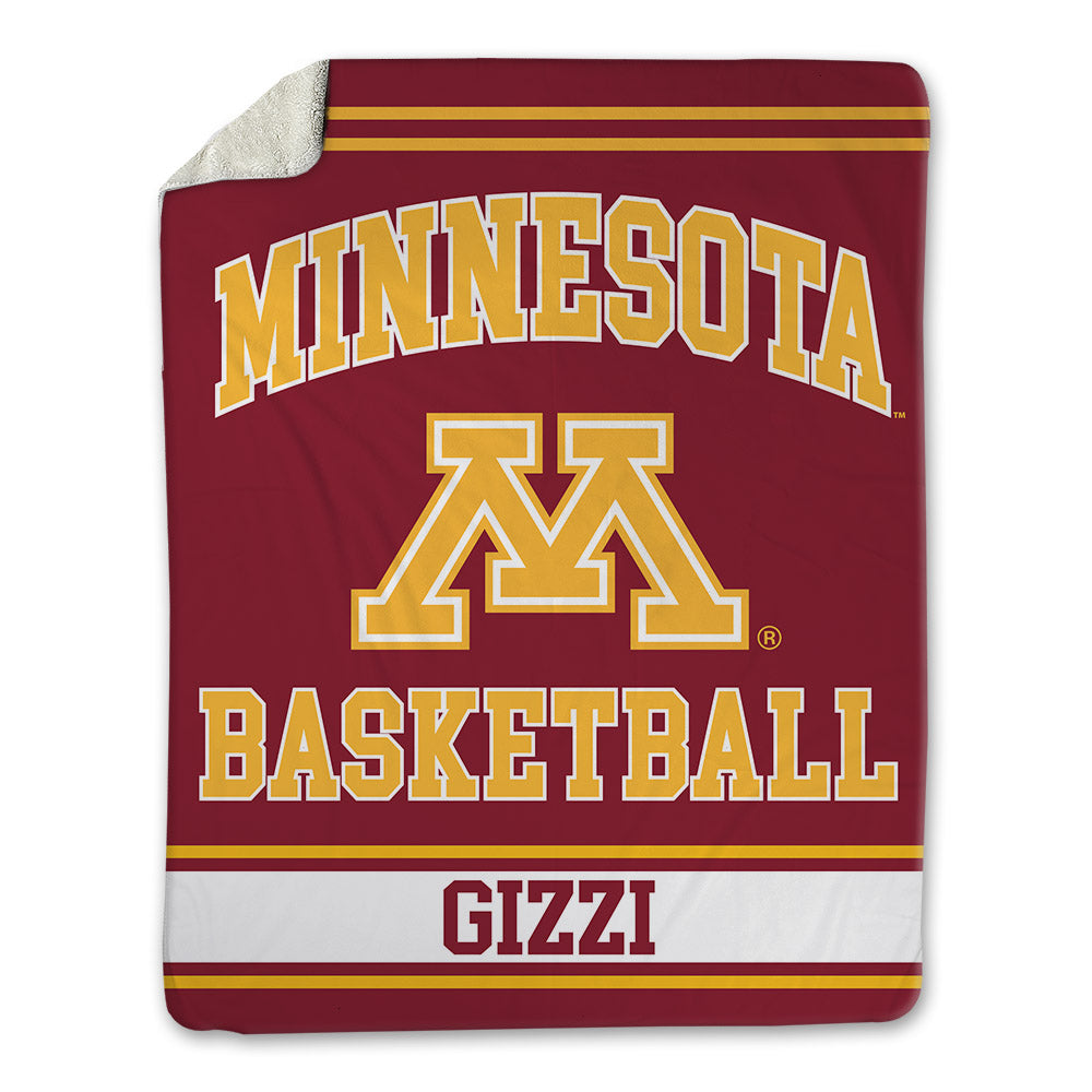 Minnesota - NCAA Men's Basketball : Maximus Gizzi - Blanket-0