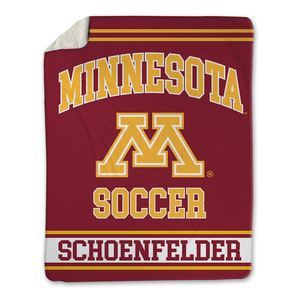 Minnesota - NCAA Women's Soccer : Brenna Schoenfelder - Blanket-0