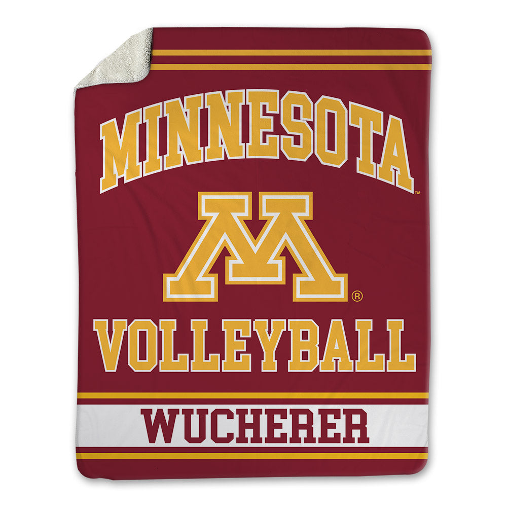 Minnesota - NCAA Women's Volleyball : Mckenna Wucherer - Blanket-0