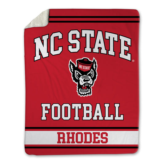 NC State - NCAA Football : Ethan Rhodes - Blanket-0