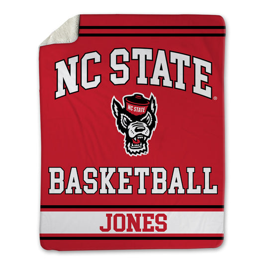 NC State - NCAA Women's Basketball : Zamareya Jones - Blanket-0