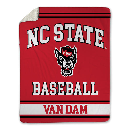 NC State - NCAA Baseball : Shane Van Dam - Blanket-0