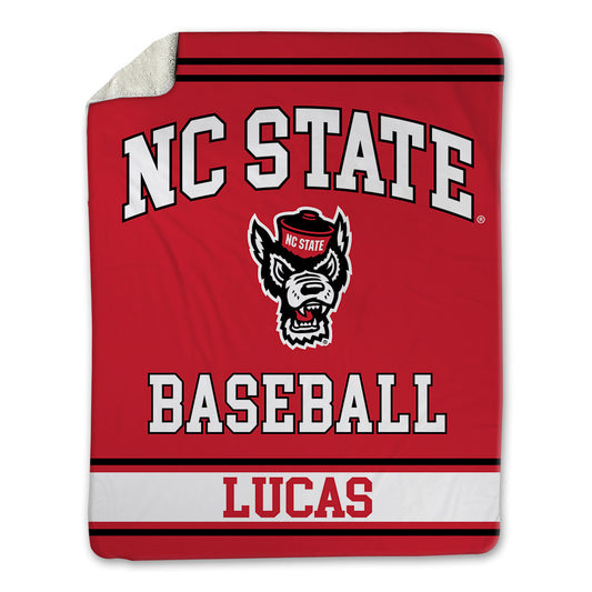 NC State - NCAA Baseball : Jaxon Lucas - Blanket-0