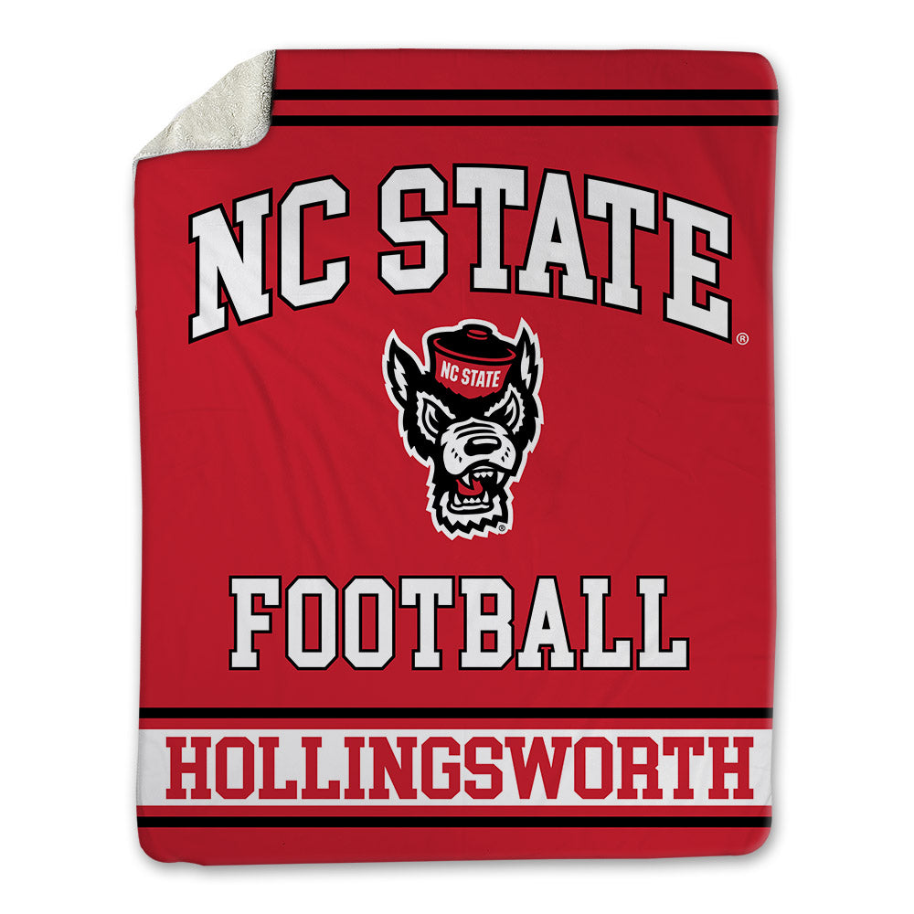 NC State - NCAA Football : Aiden Hollingsworth - Blanket-0