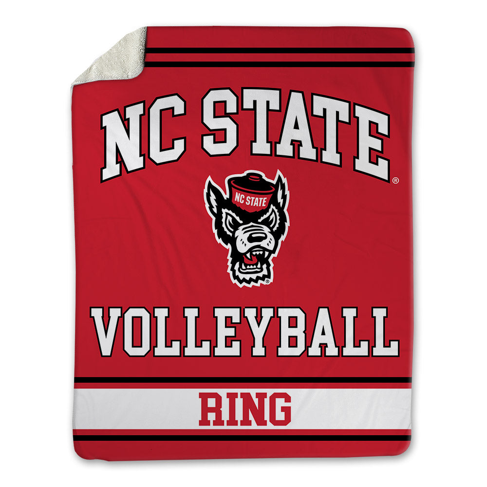 NC State - NCAA Women's Volleyball : Rebecca Ring - Blanket-0