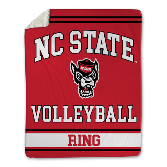 NC State - NCAA Women's Volleyball : Rebecca Ring - Blanket-0