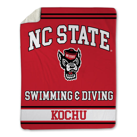 NC State - NCAA Men's Swimming & Diving : Anton Kochu - Blanket-0