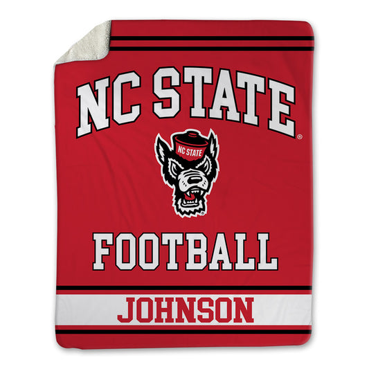 NC State - NCAA Football : Jamel Johnson - Blanket-0