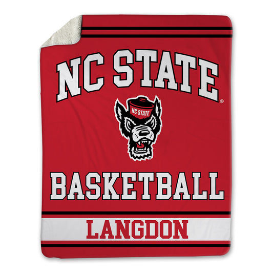 NC State - NCAA Men's Basketball : Colt Langdon - Blanket-0