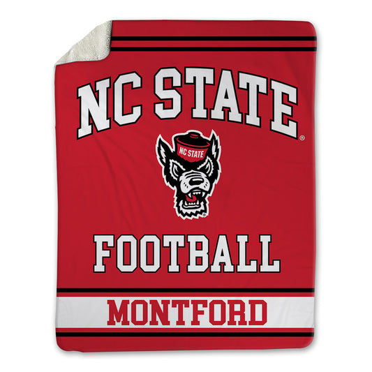 NC State - NCAA Football : Jamarion JJ Montford - Blanket-0