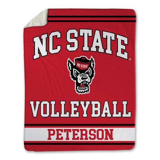 NC State - NCAA Women's Volleyball : Kate Peterson - Blanket-0