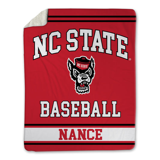 NC State - NCAA Baseball : Anderson Nance - Blanket-0