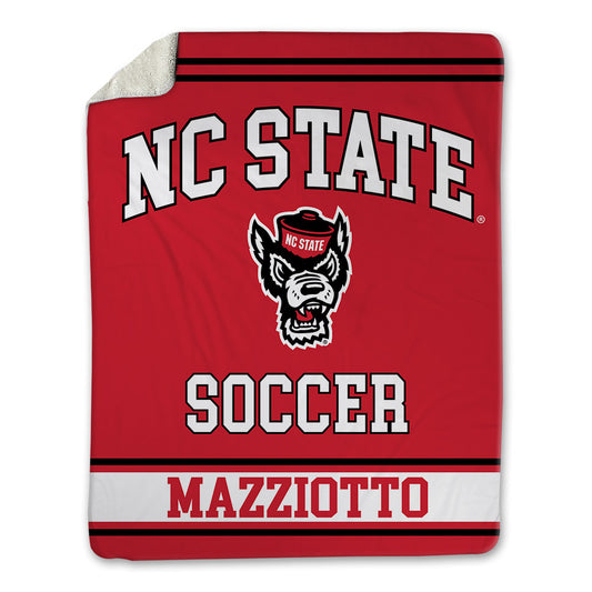 NC State - NCAA Women's Soccer : Antonella Mazziotto - Blanket-0
