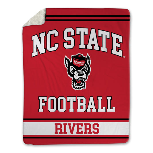 NC State - NCAA Football : Darion Rivers - Blanket-0