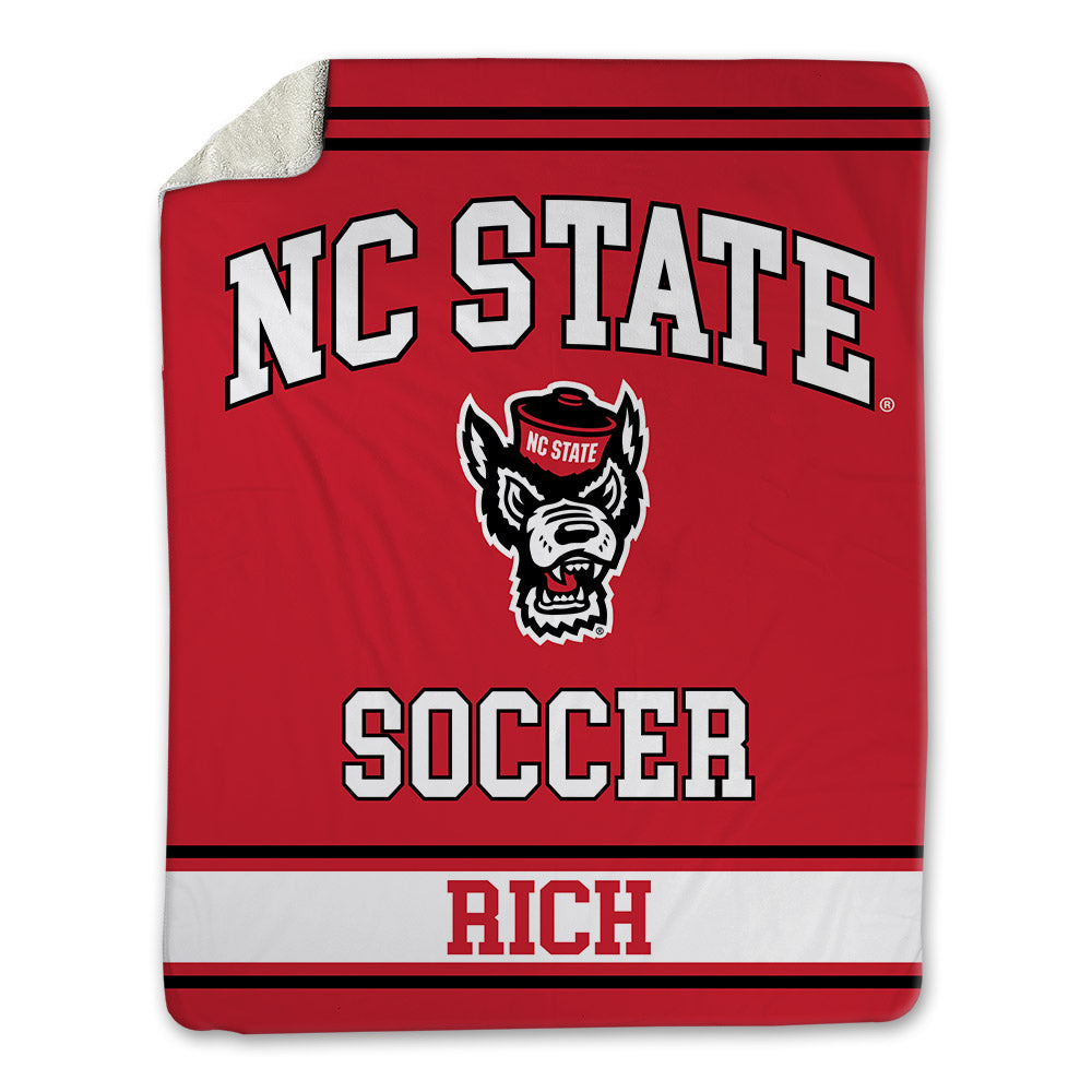 NC State - NCAA Women's Soccer : Eliza Rich - Blanket-0