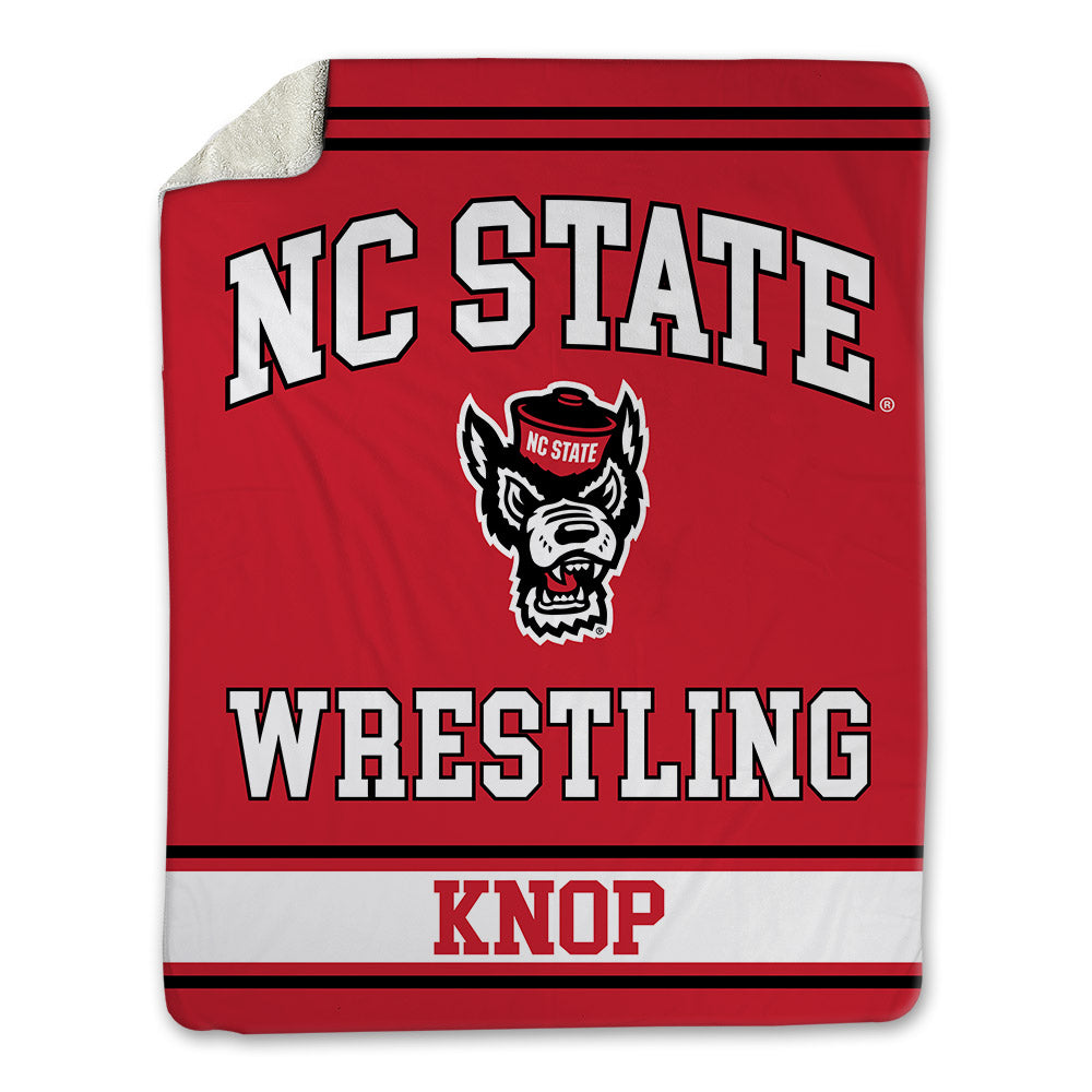 NC State - NCAA Wrestling : Christian Knop - Blanket-0