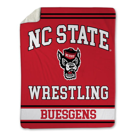 NC State - NCAA Wrestling : Koy Buesgens - Blanket-0