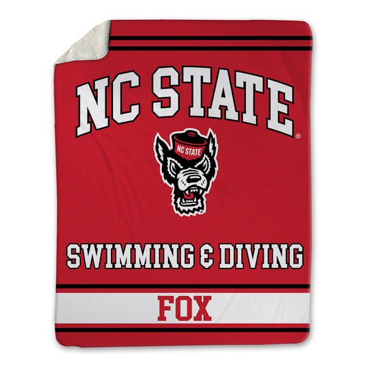 NC State - NCAA Men's Swimming & Diving : Jerry Fox - Blanket-0