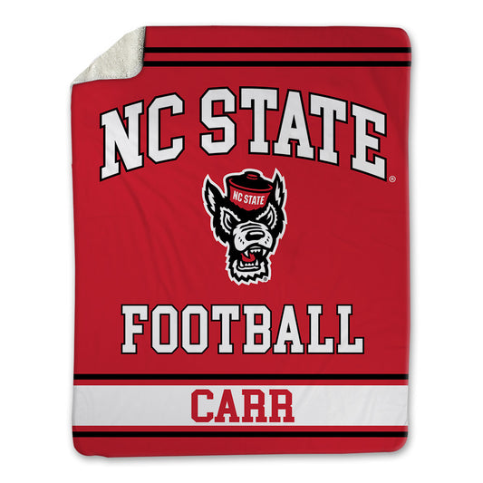 NC State - NCAA Football : Nathan Carr - Blanket-0