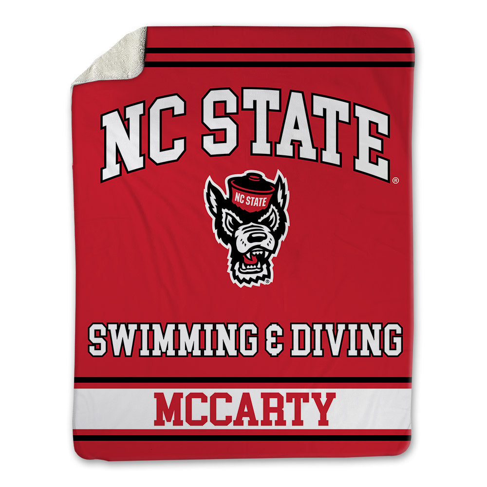 NC State - NCAA Men's Swimming & Diving : Quintin McCarty - Blanket-0
