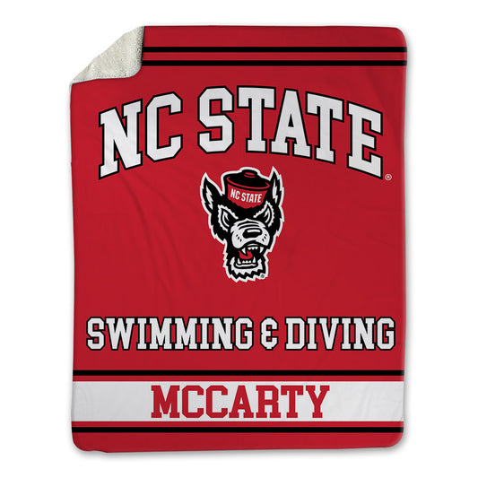 NC State - NCAA Men's Swimming & Diving : Quintin McCarty - Blanket-0
