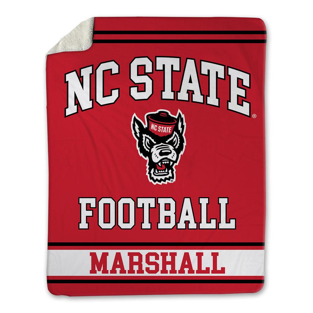 NC State - NCAA Football : Devon Marshall - Blanket-0