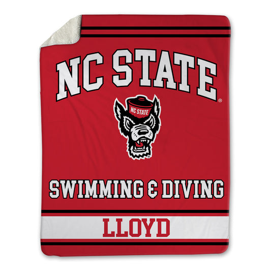 NC State - NCAA Men's Swimming & Diving : Owen Lloyd - Blanket-0