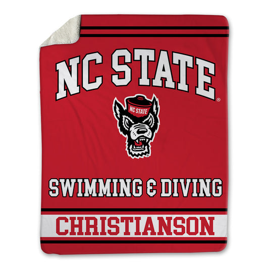 NC State - NCAA Women's Swimming & Diving : Lily Christianson - Blanket-0