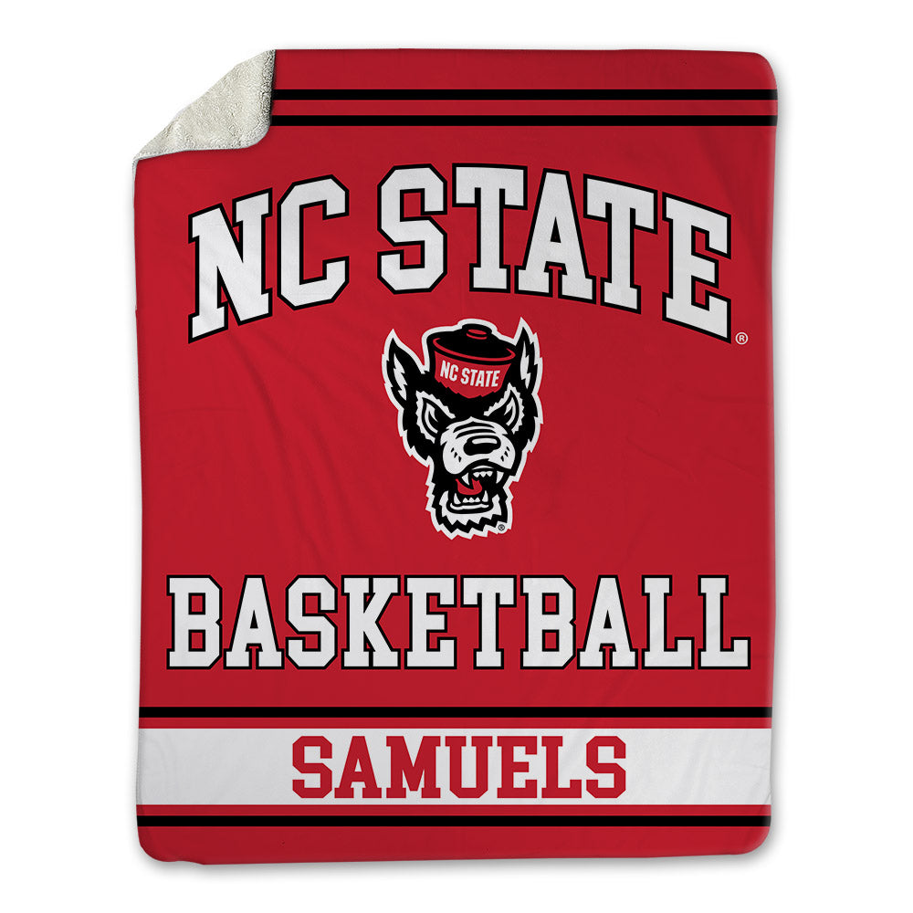 NC State - NCAA Women's Basketball : Qadence Samuels - Blanket-0