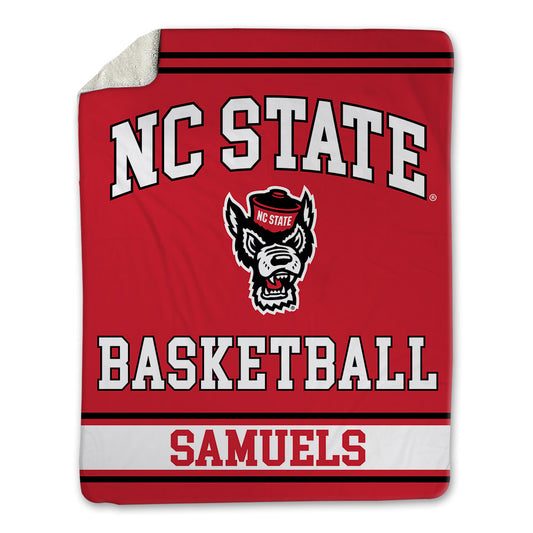 NC State - NCAA Women's Basketball : Qadence Samuels - Blanket-0