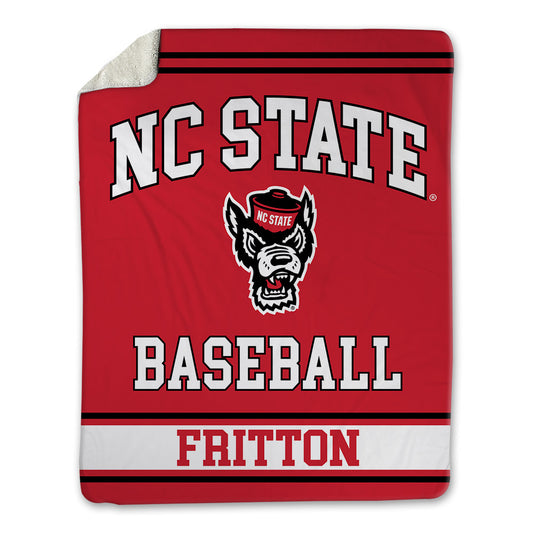 NC State - NCAA Baseball : Dominic Fritton - Blanket-0