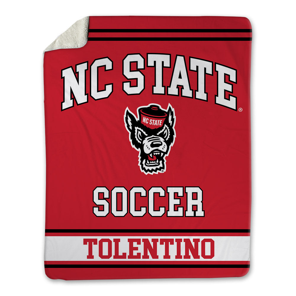 NC State - NCAA Men's Soccer : Caden Tolentino - Blanket-0