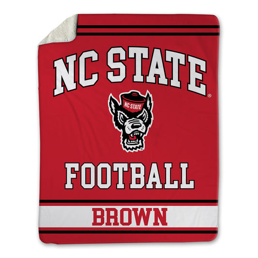 NC State - NCAA Football : Asaad Brown - Blanket-0