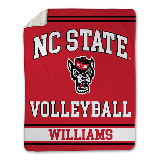 NC State - NCAA Women's Volleyball : Madison Williams - Blanket-0