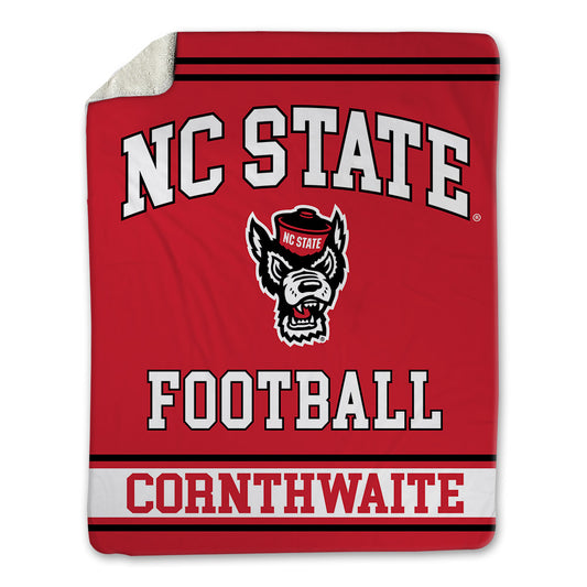 NC State - NCAA Football : Cameron Cornthwaite - Blanket-0