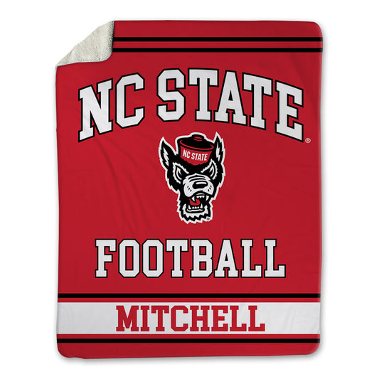 NC State - NCAA Football : Reid Mitchell - Blanket-0