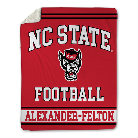 NC State - NCAA Football : Josh Alexander-Felton - Blanket-0